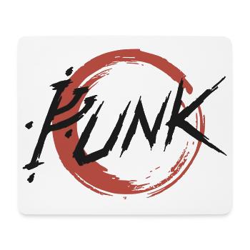 G-PUNK – Widerstand (Weiß) - Mousepad (Querformat) - Weiß - Vorne