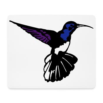 colibri - Mouse Pad (horizontal) - white - Front