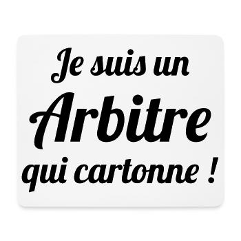 Referee - Schiedsrichter Arbitre - Sport - Match - Tapis de souris (format paysage) - blanc - Devant