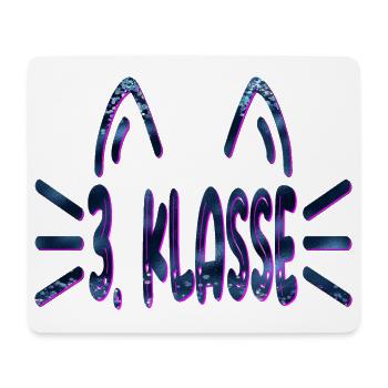 3. Klasse - Grundschule Katzen - Mousepad (Querformat) - Weiß - Vorne