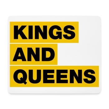 Kings and Queens / Könige und Königinnen - Mousepad (Querformat) - Weiß - Vorne