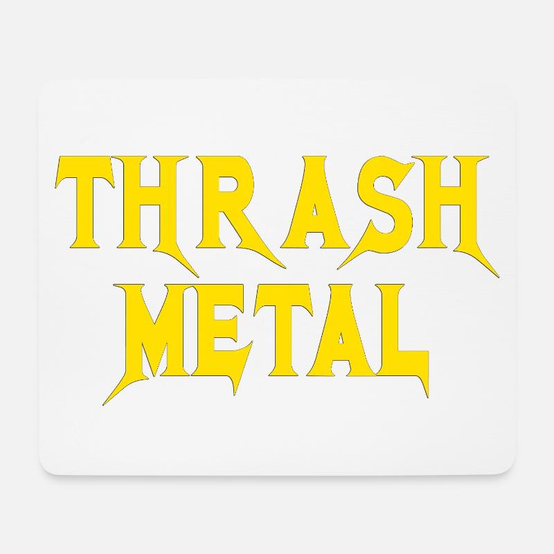 Thrashmetal - Mousepad (Querformat) - Weiß