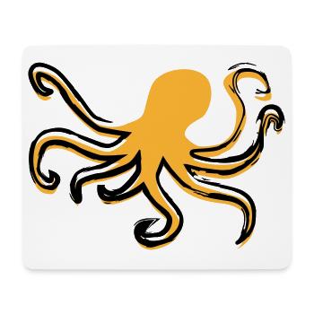 Octopus Style - Mousepad (Querformat) - Weiß - Vorne