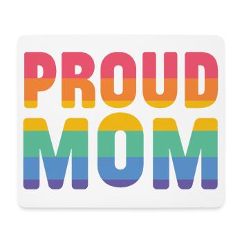 LGBT Pride Month - Proud Mom - Mouse Pad (horizontal) - white - Front