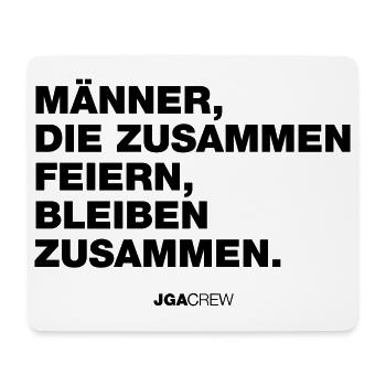 Celebrating Men (Bachelor Party) - Mouse Pad (horizontal) - white - Front