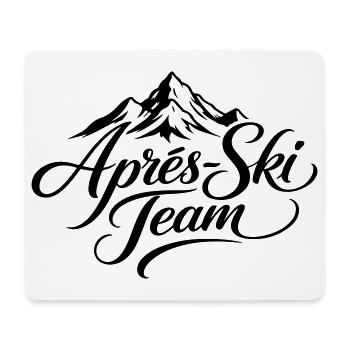 Apres Ski Team Berge - Mousepad (Querformat) - Weiß - Vorne