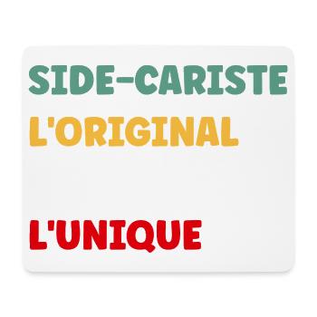 Sidecariste Original Le Vrai Unique - Tapis de souris (format paysage) - blanc - Devant