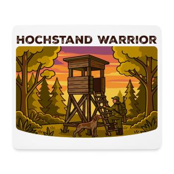 Hunter in high standing - Mouse Pad (horizontal) - white - Front