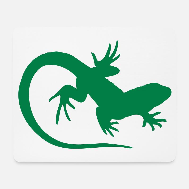salamander - Mousepad (Querformat) - Weiß