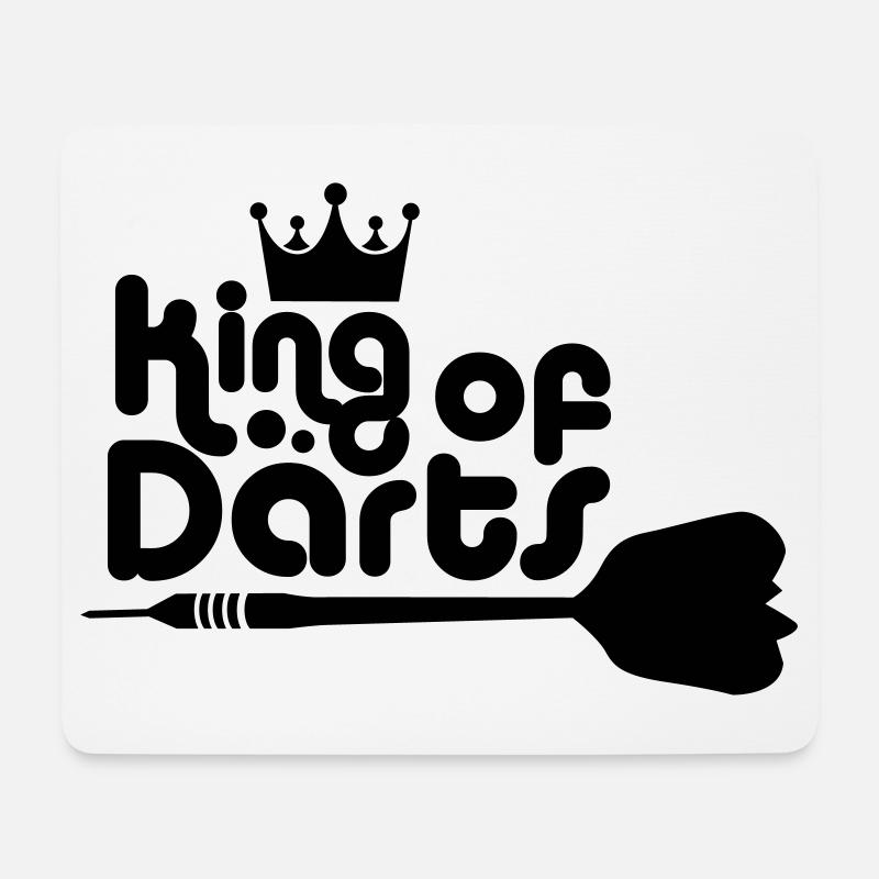 Darts - Mousepad (Querformat) - Weiß