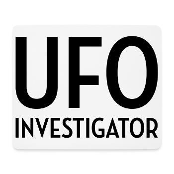 Ufo Alien Raum außerirdisches Aussenseiter - Mousepad (Querformat) - Weiß - Vorne