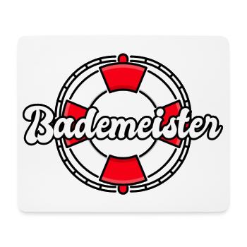 Bademeister - Mousepad (Querformat) - Weiß - Vorne