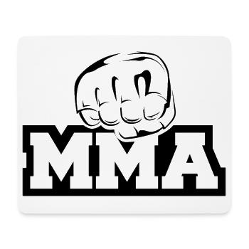 mma Faust Symbol Logo icon Illustration Logo icon - Mousepad (Querformat) - Weiß - Vorne