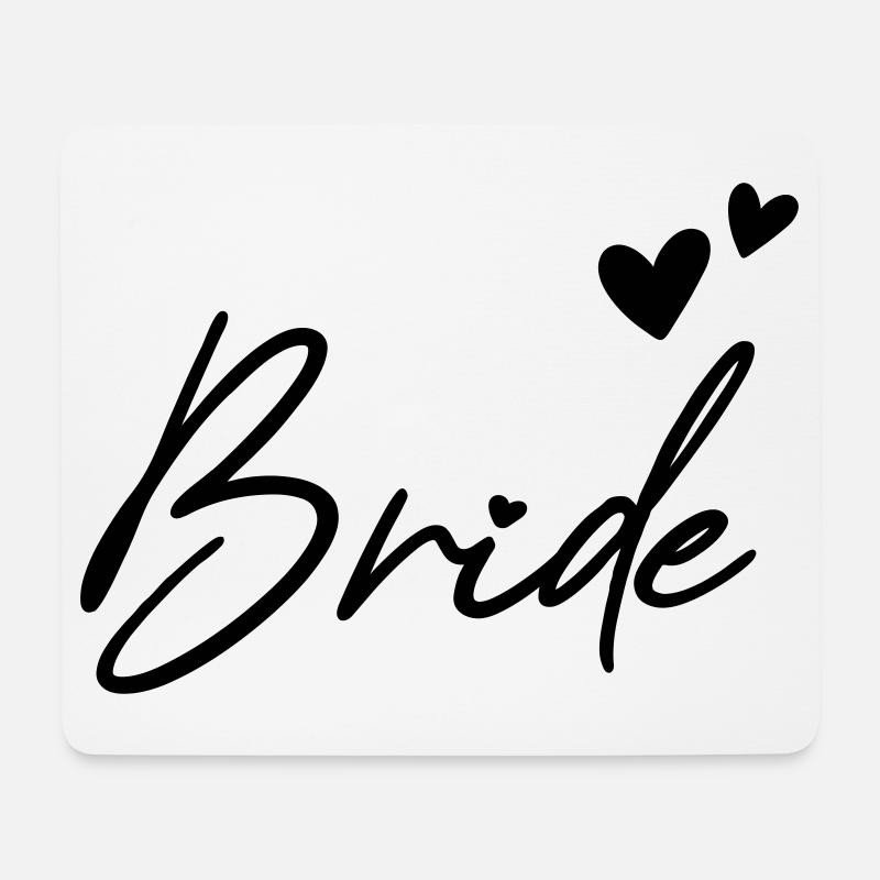 BRIDE Junggesellenabschied - Mousepad (Querformat) - Weiß