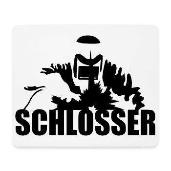 Schlosser - Mousepad (Querformat) - Weiß - Vorne