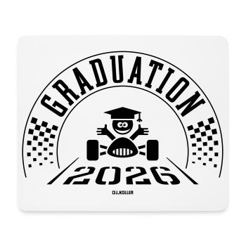 Graduation 2026 - School Is Out - Finish Line - B - Mouse Pad (horizontal) - white - Front