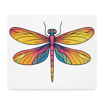 Rainbow Dragonfly Wings - Mouse Pad (horizontal) - white - Front