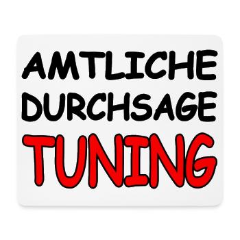 Auto - Mousepad (Querformat) - Weiß - Vorne