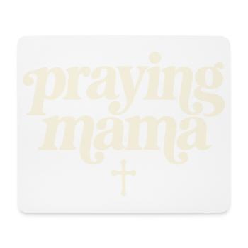Betende Mama christliche Mama - Mousepad (Querformat) - Weiß - Vorne