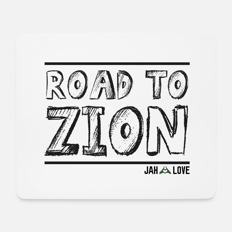 Road To Zion - Mousepad (Querformat) - Weiß