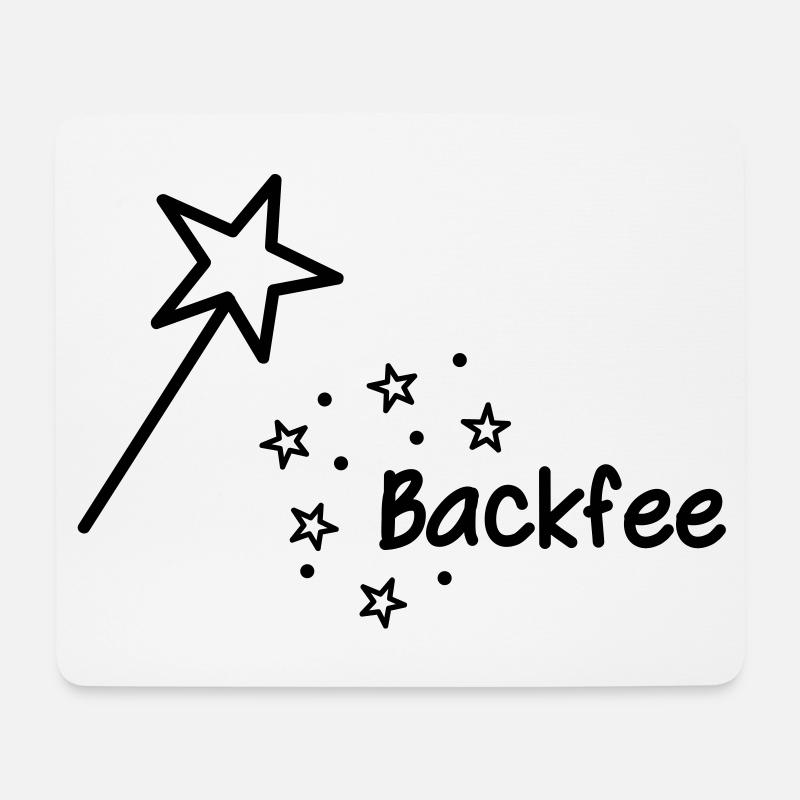 Backfee - Freude am Backen - Mousepad (Querformat) - Weiß