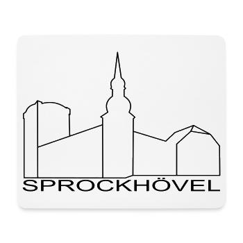 Sprockhövel - Mousepad (Querformat) - Weiß - Vorne