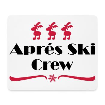Après-ski - Mouse Pad (horizontal) - white - Front
