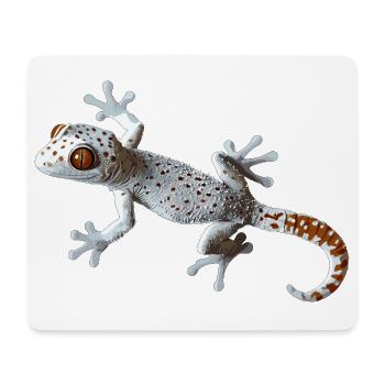 Tokay-Geckos Tokay-Gecko - Mousepad (Querformat) - Weiß - Vorne