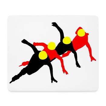 Short track - Mouse Pad (horizontal) - white - Front