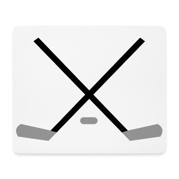 Hockey - Mousepad (Querformat) - Weiß - Vorne