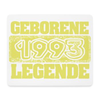 Geborene 1993 Legende - Mousepad (Querformat) - Weiß - Vorne
