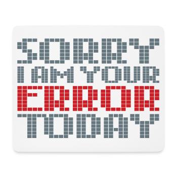 Erreur - Tapis de souris (format paysage) - blanc - Devant