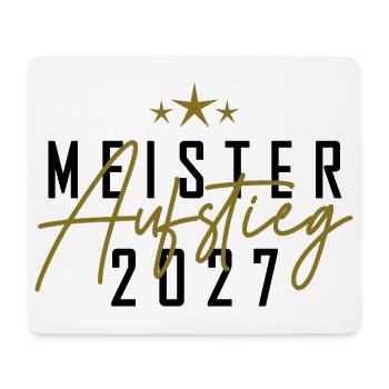 Meister 2027 - Mousepad (Querformat) - Weiß - Vorne