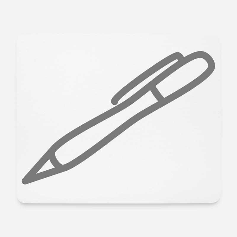 kugelschreiber pen - Mousepad (Querformat) - Weiß