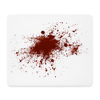 Blood - Mouse Pad (horizontal) - white - Front