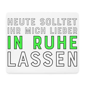 Lustige Sprüche für Kollegen - Mousepad (Querformat) - Weiß - Vorne