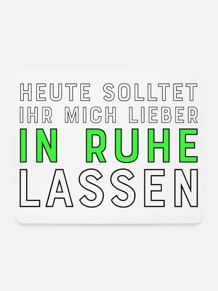 Lustige Sprüche für Kollegen - Mousepad (Querformat) - Weiß