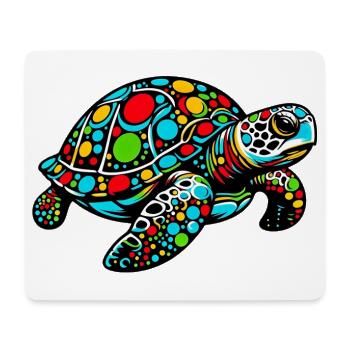 Turtle - Mouse Pad (horizontal) - white - Front