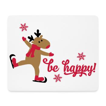 Funny Christmas - Mouse Pad (horizontal) - white - Front