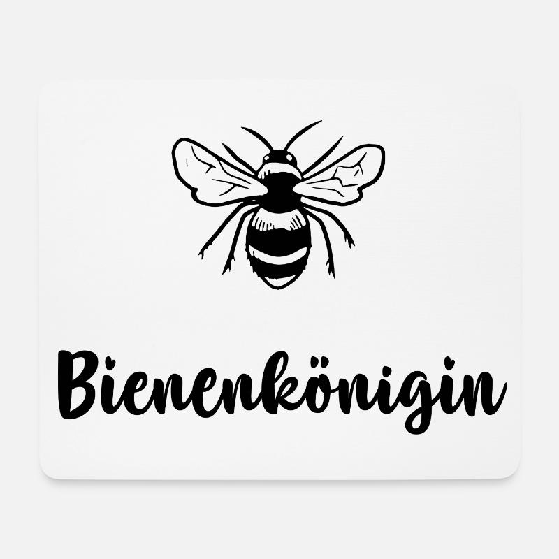queen bee - Mouse Pad (horizontal) - white