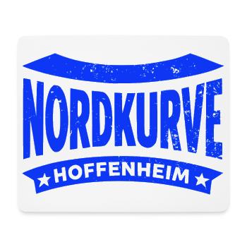 Hoffenheim Nordkurve Stadion Fan Hoodie, Shirt - Mousepad (Querformat) - Weiß - Vorne