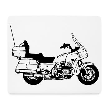 Motorrad , Goldwing , Chopper Kult (25) - Mousepad (Querformat) - Weiß - Vorne