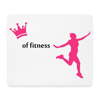 sport - Tapis de souris (format paysage) - blanc - Devant