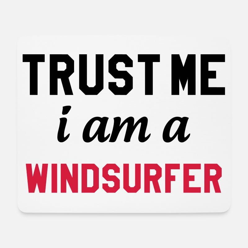 Windsurfen / Windsurfer / Windsurf / Windsurfing - Mousepad (Querformat) - Weiß