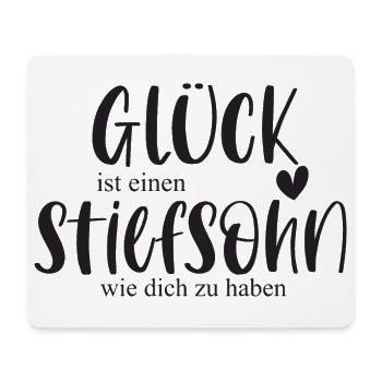 Sohn Stiefsohn Kind Familie Geschenk Glück - Mousepad (Querformat) - Weiß - Vorne