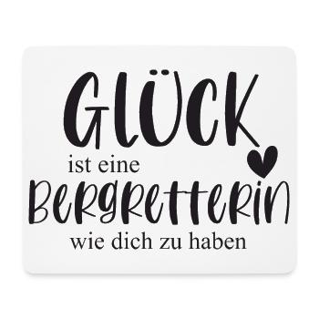 Bergretterin Berg Klettern Berg Geschenk - Mousepad (Querformat) - Weiß - Vorne
