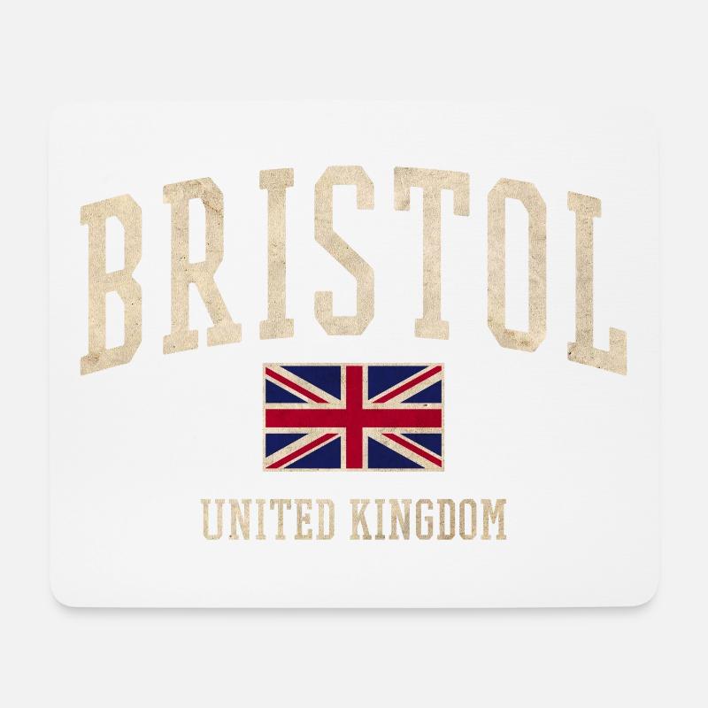 Bristol Uk - Mouse Pad (horizontal) - white
