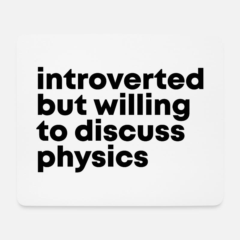 Physics - Mouse Pad (horizontal) - white