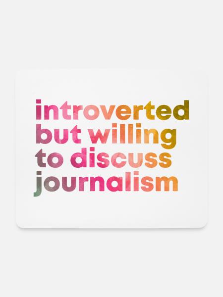 Journalist Journalist Journalist - Mousepad (Querformat) - Weiß