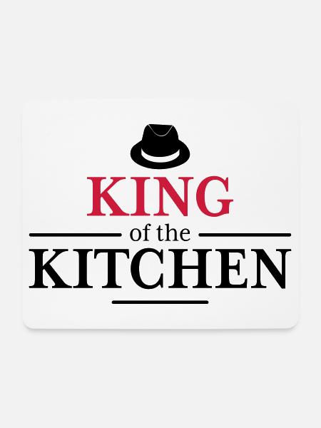 Men's Cooking Apron - Mouse Pad (horizontal) - white